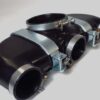 11015-014 Kawasaki H1 500 Rubber Air Intake Assembly Complete - Image 2