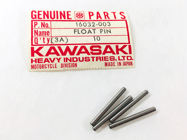 16032-003 NOS Kawasaki H1 500 Z1 900 Float Pin Set of 4