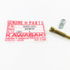 16021-023 NOS Kawasaki KX125 F7 Throttle Stop Screw with Spring
