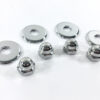 92019-013 Kawasaki Z1 Z1R KZ750B Chrome Footrest Caps with Nuts