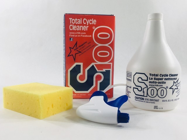 s100 motorcycle cleaner