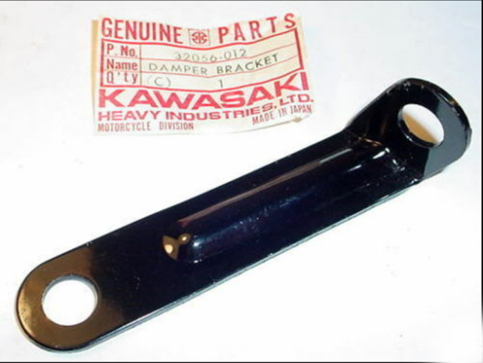 32056-012 NOS Kawasaki H1 500 Steering Damper Bracket