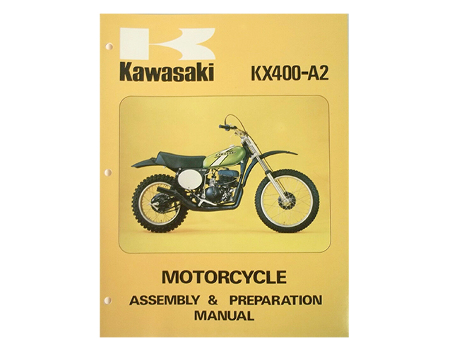 Used 1978 Kawasaki KZ200 A1 Motorcycle Assembly Preparation Manual 