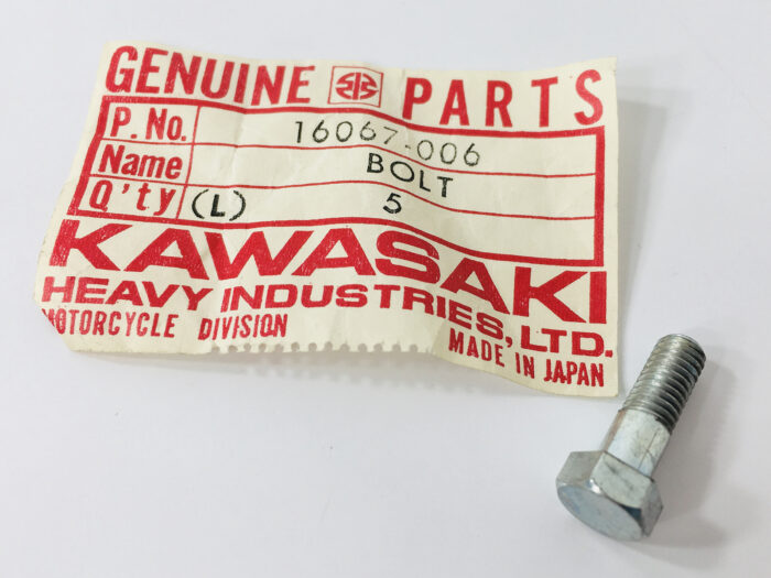 16067-006 NOS Kawasaki Z1 900 Carburetor Bolt KZ900
