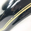 35004-5021-H8 Kawasaki KZ1100A Front Fender 83 Original Paint Black - Image 4