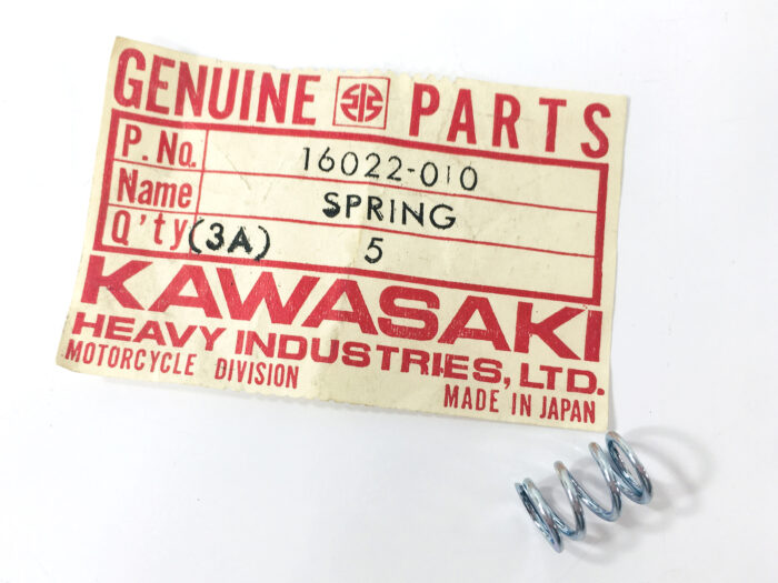 16022-010 NOS Kawasaki Throttle Adjust Spring