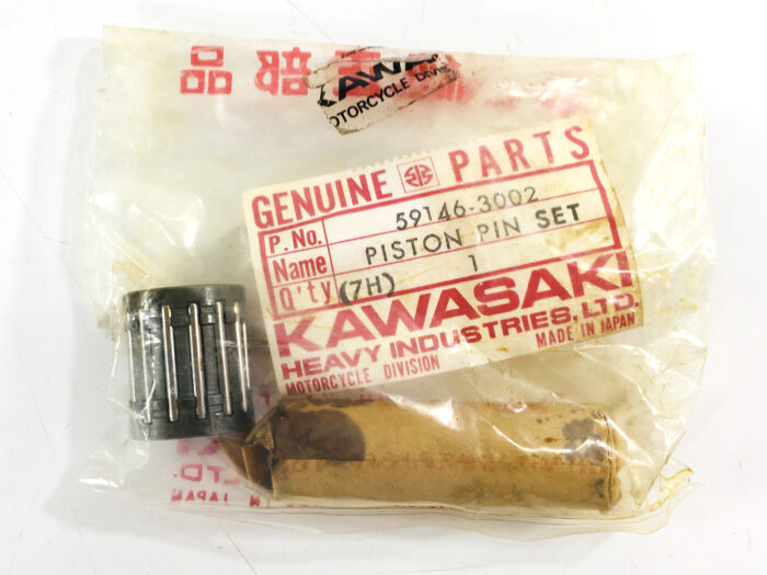 59146-3002 NOS Kawasaki Piston Wrist Pin Set 78 Invader SS 340 - Image 2