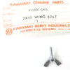 92001-062 NOS Kawasaki 3 x 10 Rear Brake Backing Plate Inspection Cover Wing Bolt