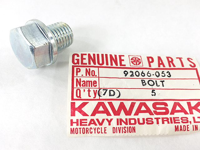 Svarende til Forræderi Insister 92066-053 NOS Kawasaki KZ650 Oil Plug KZ1000R GPZ1100 - Johnny's Vintage  Motorcycle Company