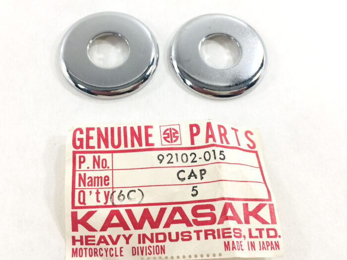 92102-015 NOS Kawasaki KZ400 Cap Turn Signal Stay Set of 2
