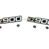 56018-233 Reproduction Kawasaki KZ900 Side Cover Emblem Set - Image 2