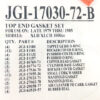 17030-72-B Harley Sportster Top End Gasket Kit - Image 4