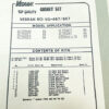 VG-867 Kawasaki KLT250 Top End Reproduction Gasket Kit - Image 3