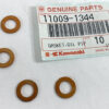 11009-1344 NOS Kawasaki Oil Pipe Gasket - Set of 4