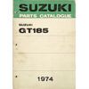 Genuine Suzuki 1974 GT185 Parts Catalogue