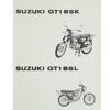 Genuine Suzuki 1974 GT185 Parts Catalogue - Image 2