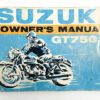 OEM Suzuki GT750J Owner's Manual 1972