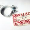 92037-197 NOS Kawasaki KX125 Front Brake Cable Clamp - Image 3